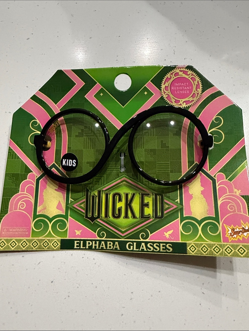 Wicked Elphaba Kids Black Sunglasses